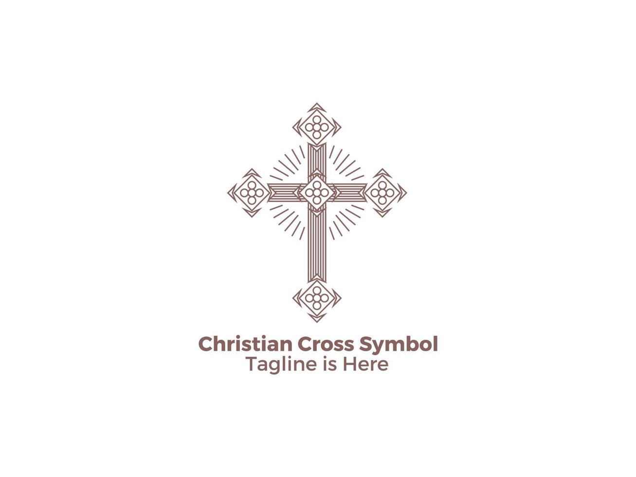 The Cross is a Symbol of Christianity Catholic Religion The Church of Jesus Free Vector Design