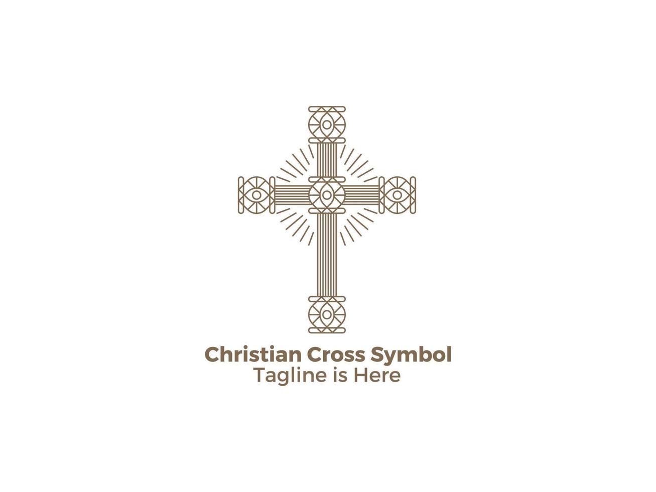 The Cross is a Symbol of Christianity Catholic Religion The Church of Jesus Free Vector Design