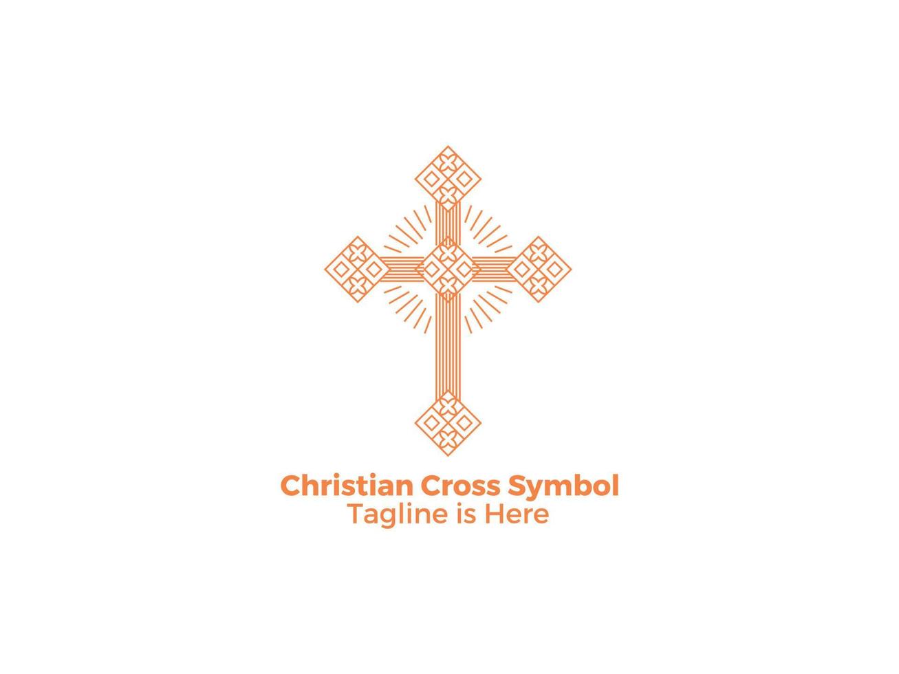 Cross symbols christians catholicism religion peace jesus free vector