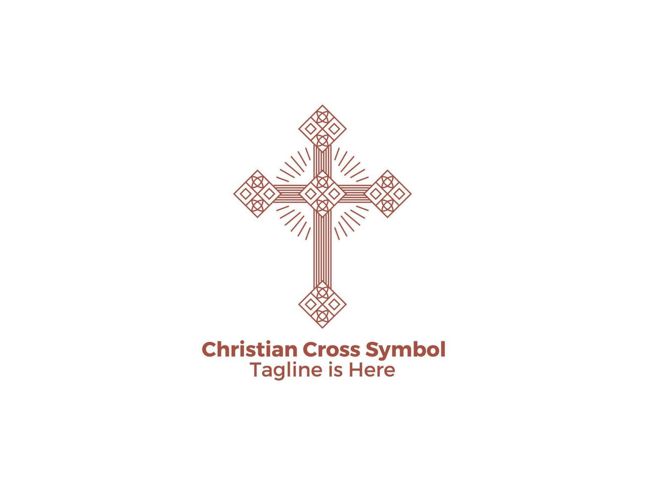 Christians cross religion vector symbols jesus catholicism free vector