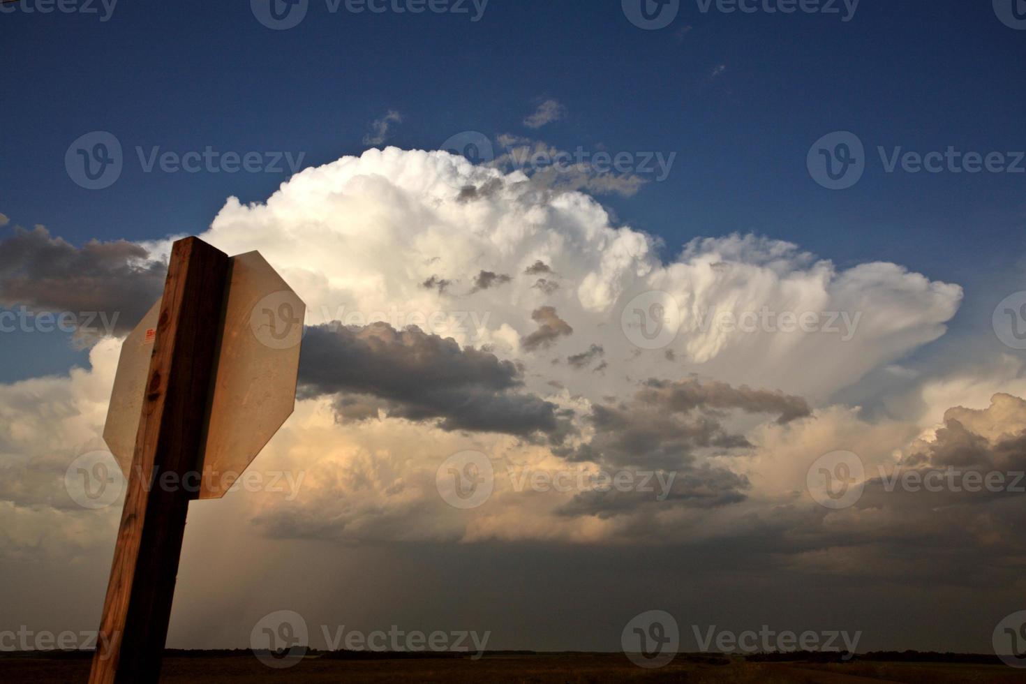 Storm clouds over Saskatchewan photo