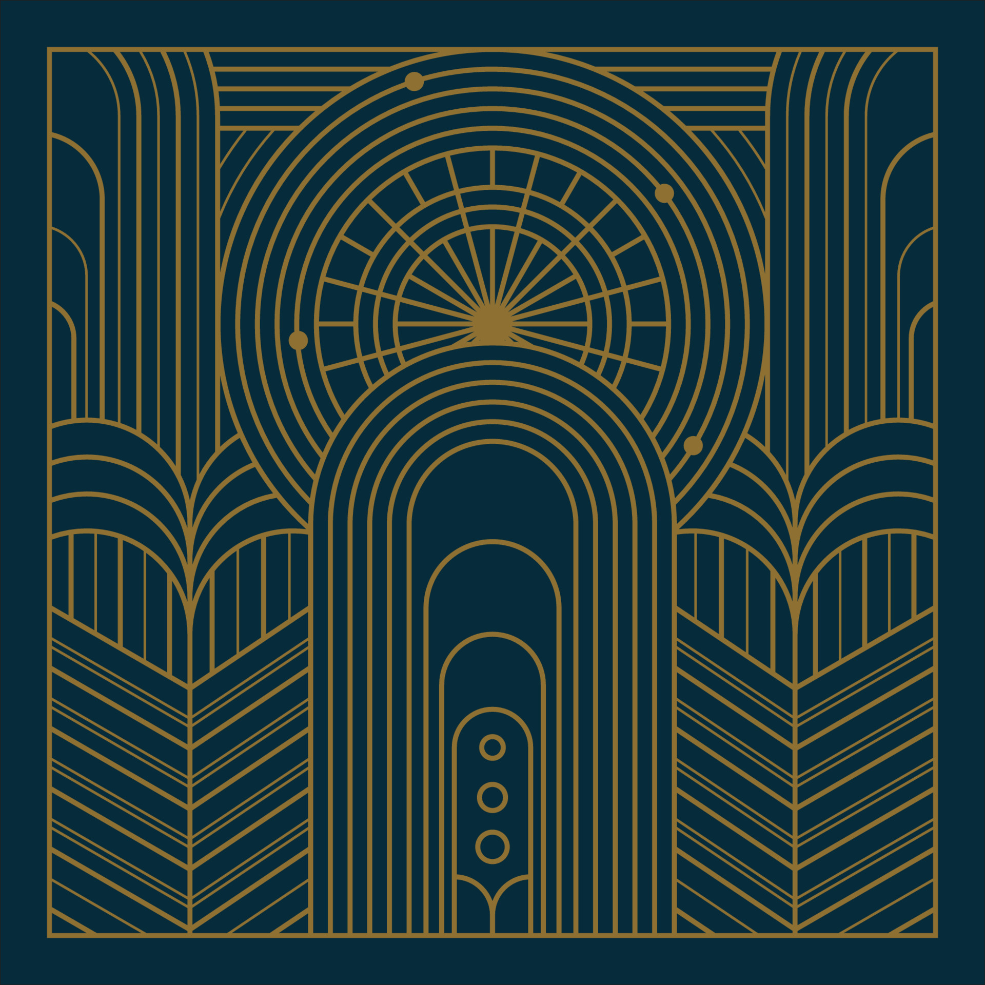 Art Deco Blue Pattern Background 6223926 Vector Art at Vecteezy