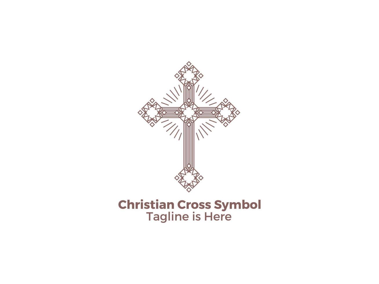 The Cross is a Symbol of Christianity Catholic Religion The Church of Jesus Free Vector Design