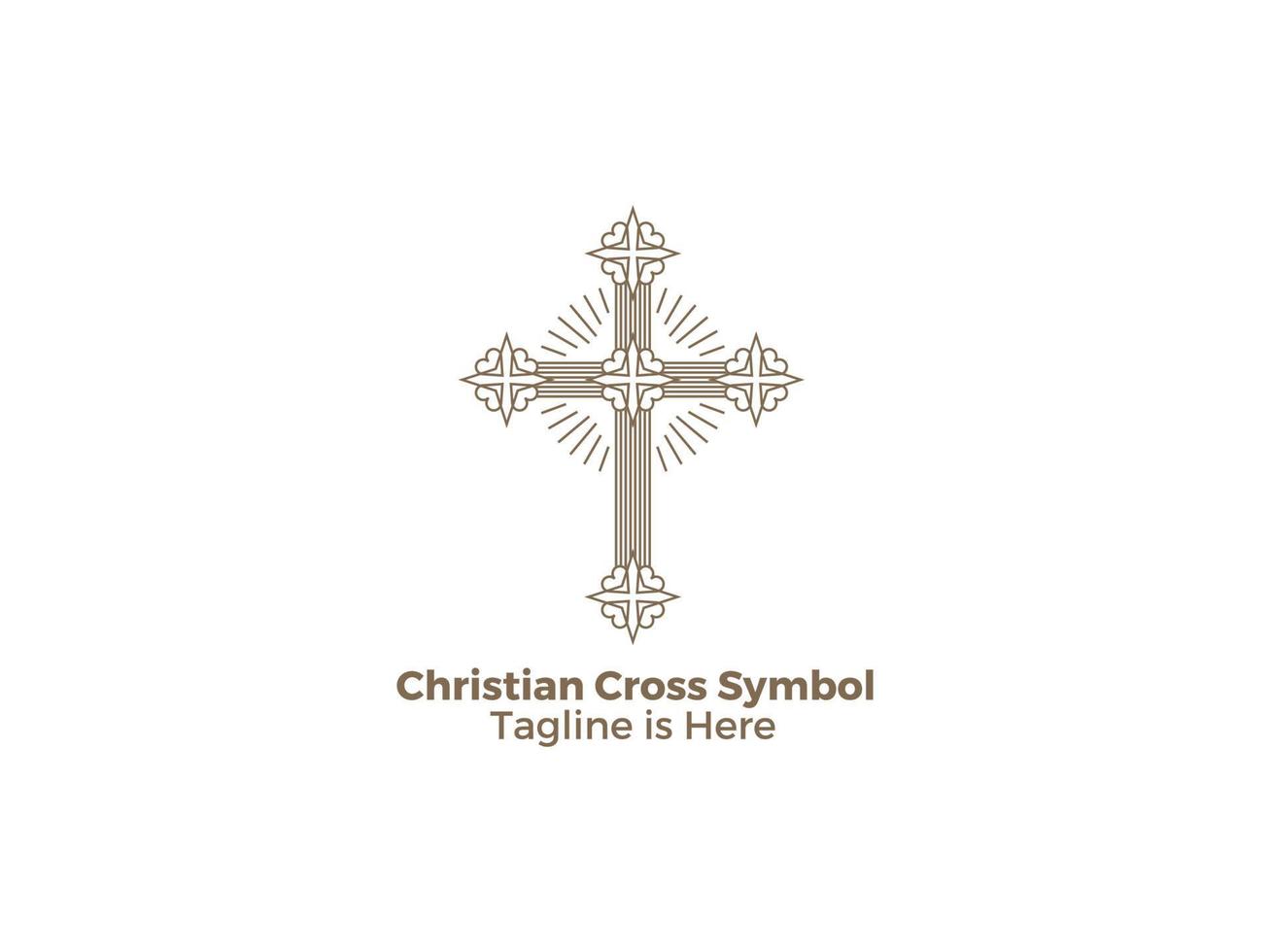 The Cross is a Symbol of Christianity Catholic Religion The Church of Jesus Free Vector Design