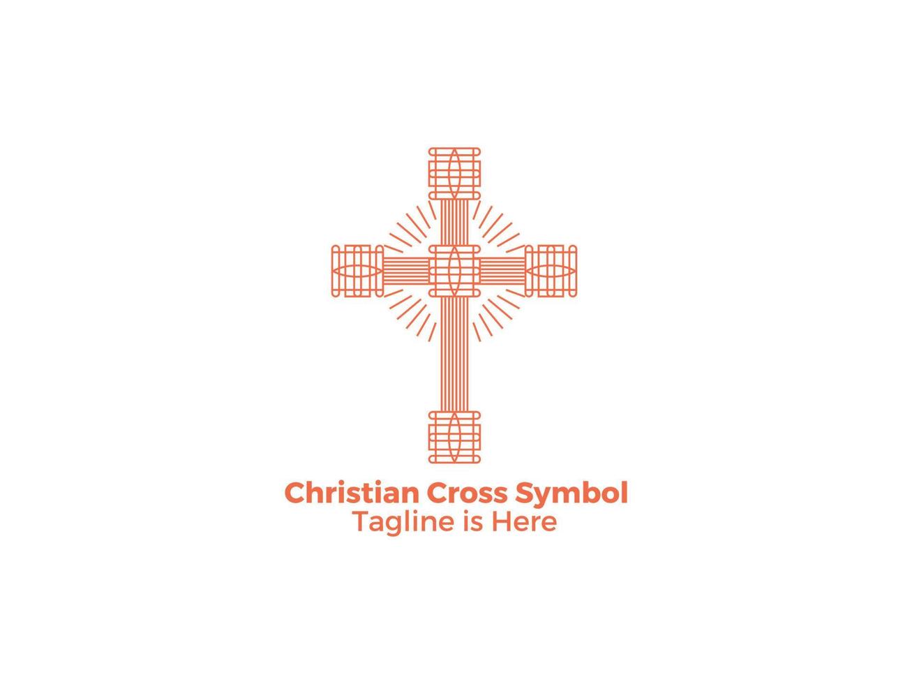 The Cross is a Symbol of Christianity Catholic Religion The Church of Jesus Free Vector Design