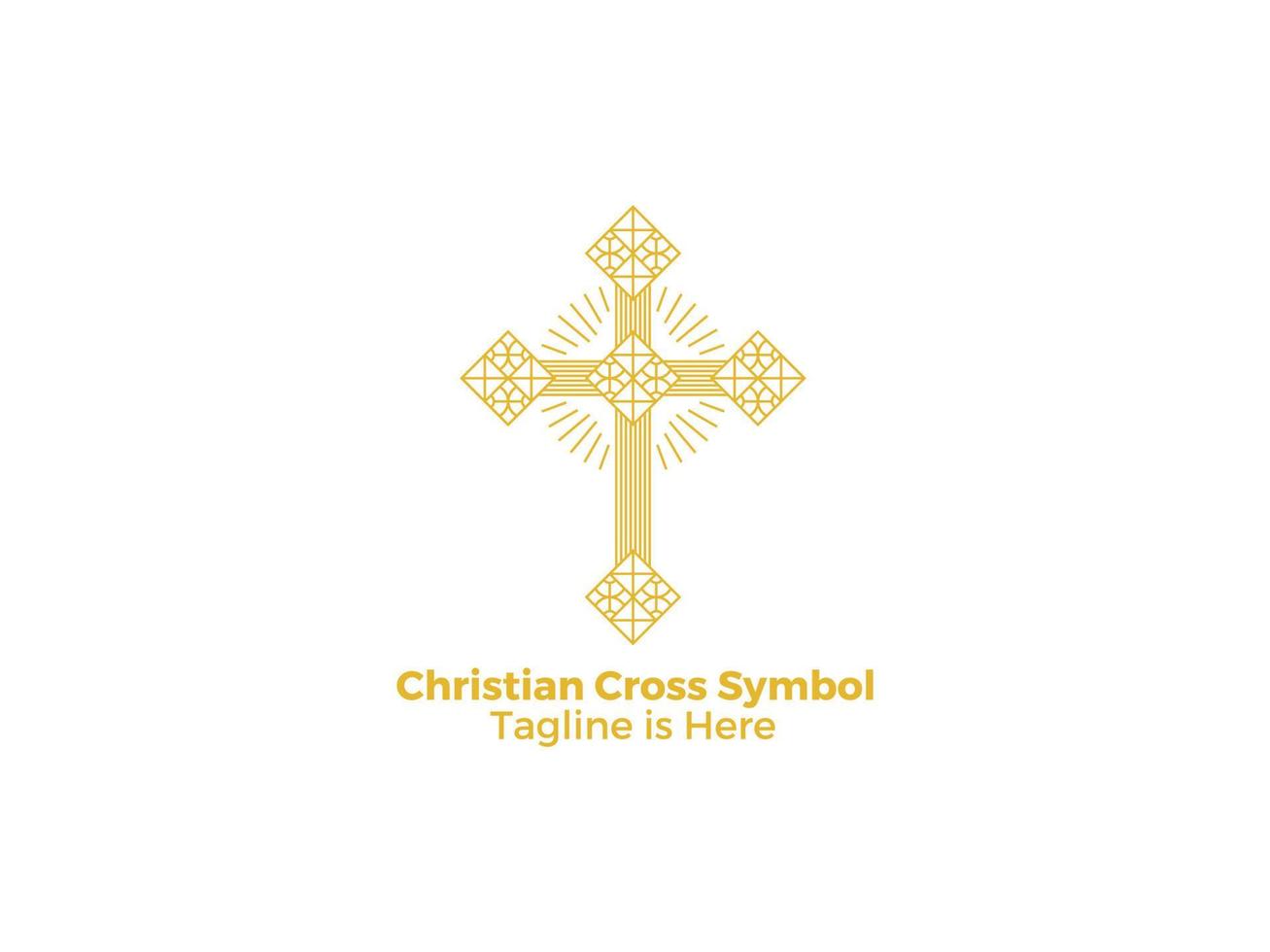 Cross symbols christians catholicism religion peace jesus free vector