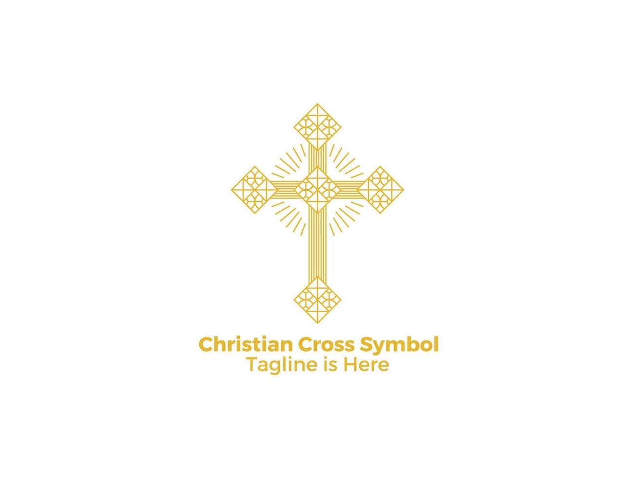 Cross symbols christians catholicism religion peace jesus free vector