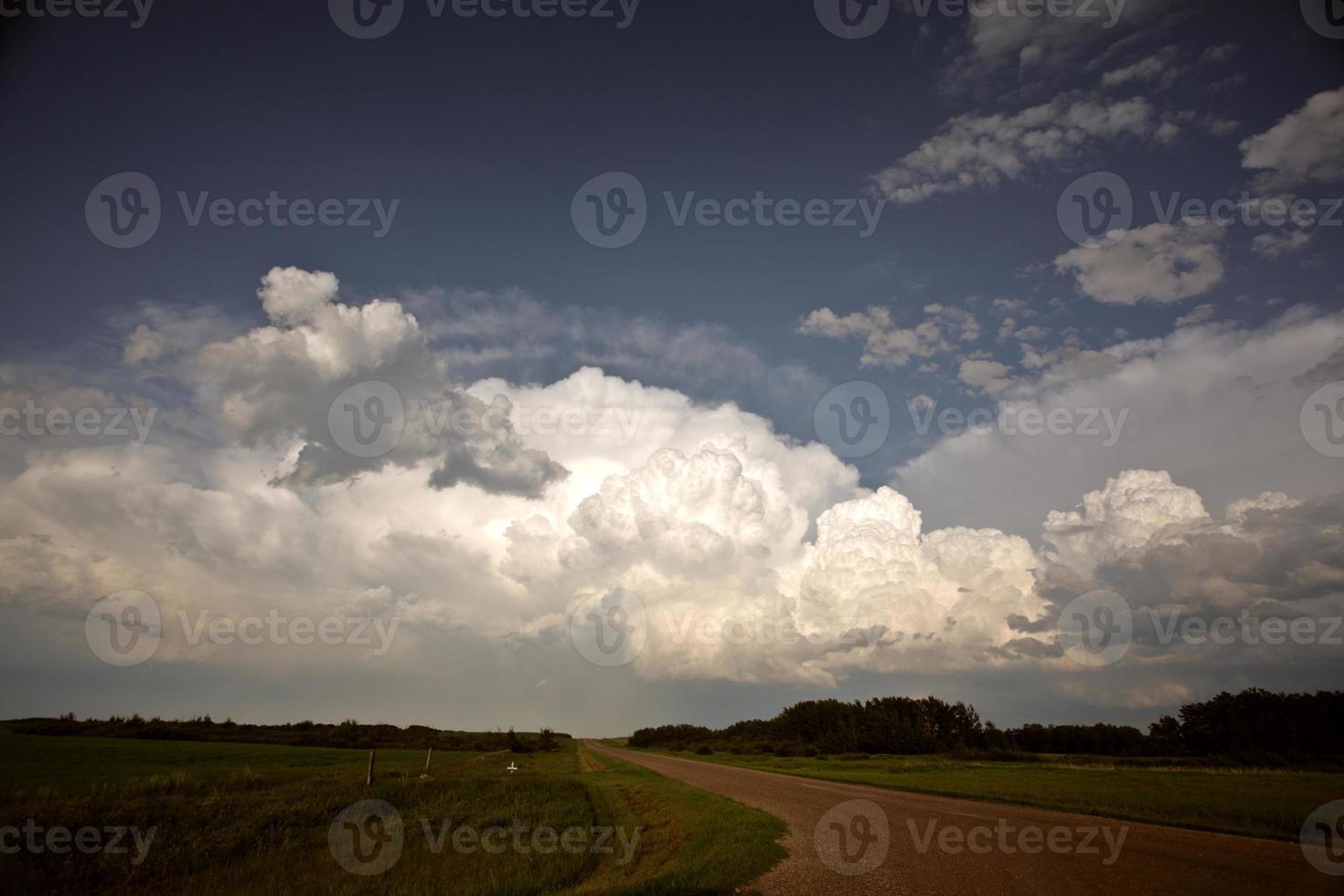 Storm clouds over Saskatchewan photo