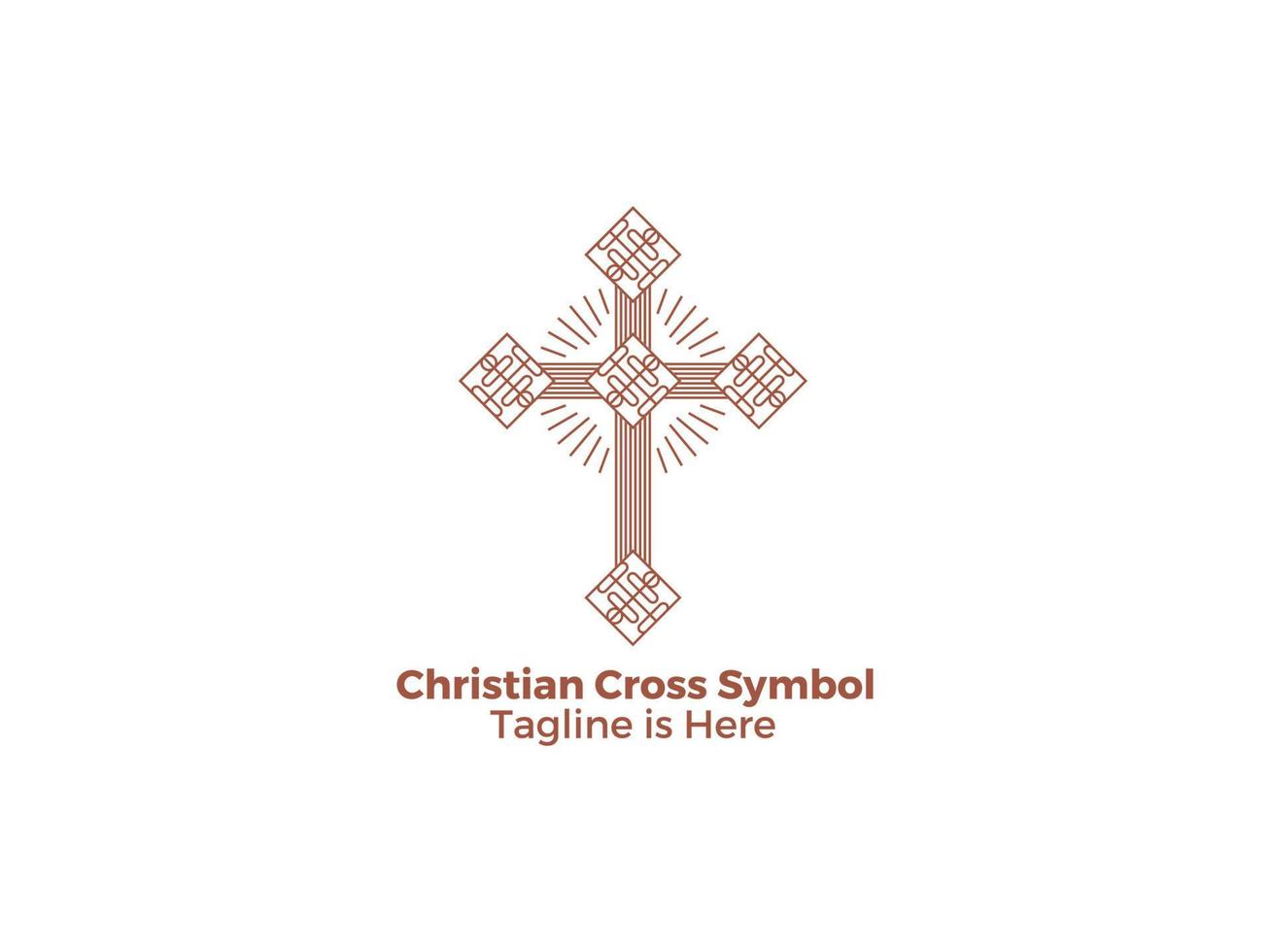 The Cross is a Symbol of Christianity Catholic Religion The Church of Jesus Free Vector Design