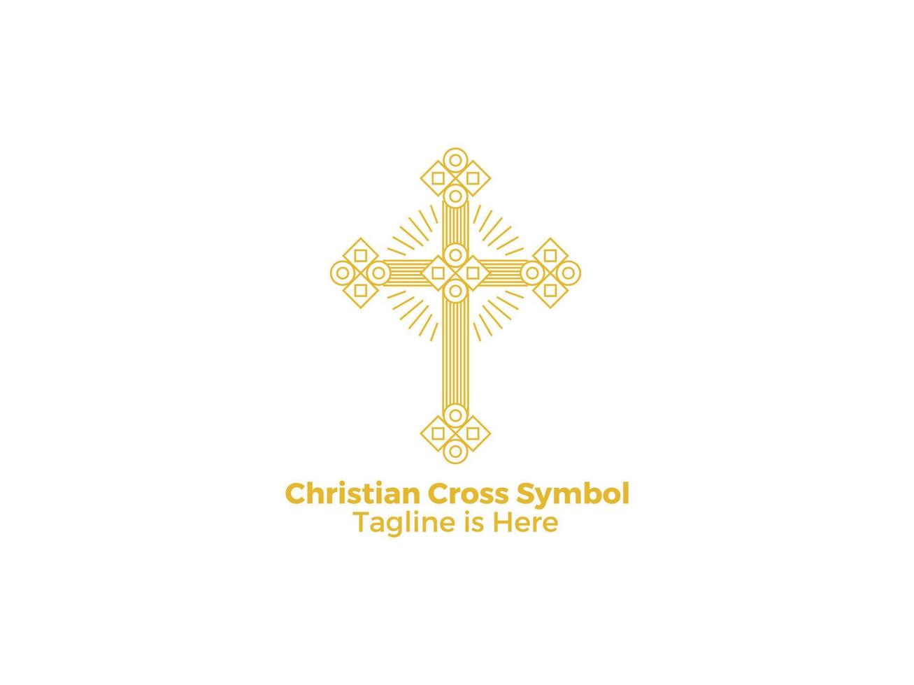 Cross symbols christians catholicism religion peace jesus free vector