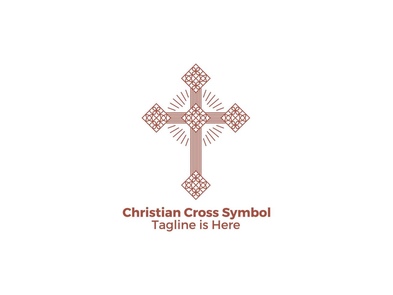 Christians cross religion vector symbols jesus catholicism free vector