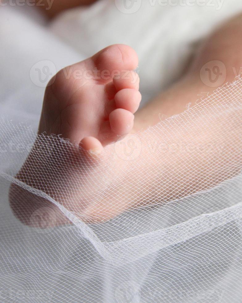 A baby's bare foot at McMaster Studio in Moose Jaw photo