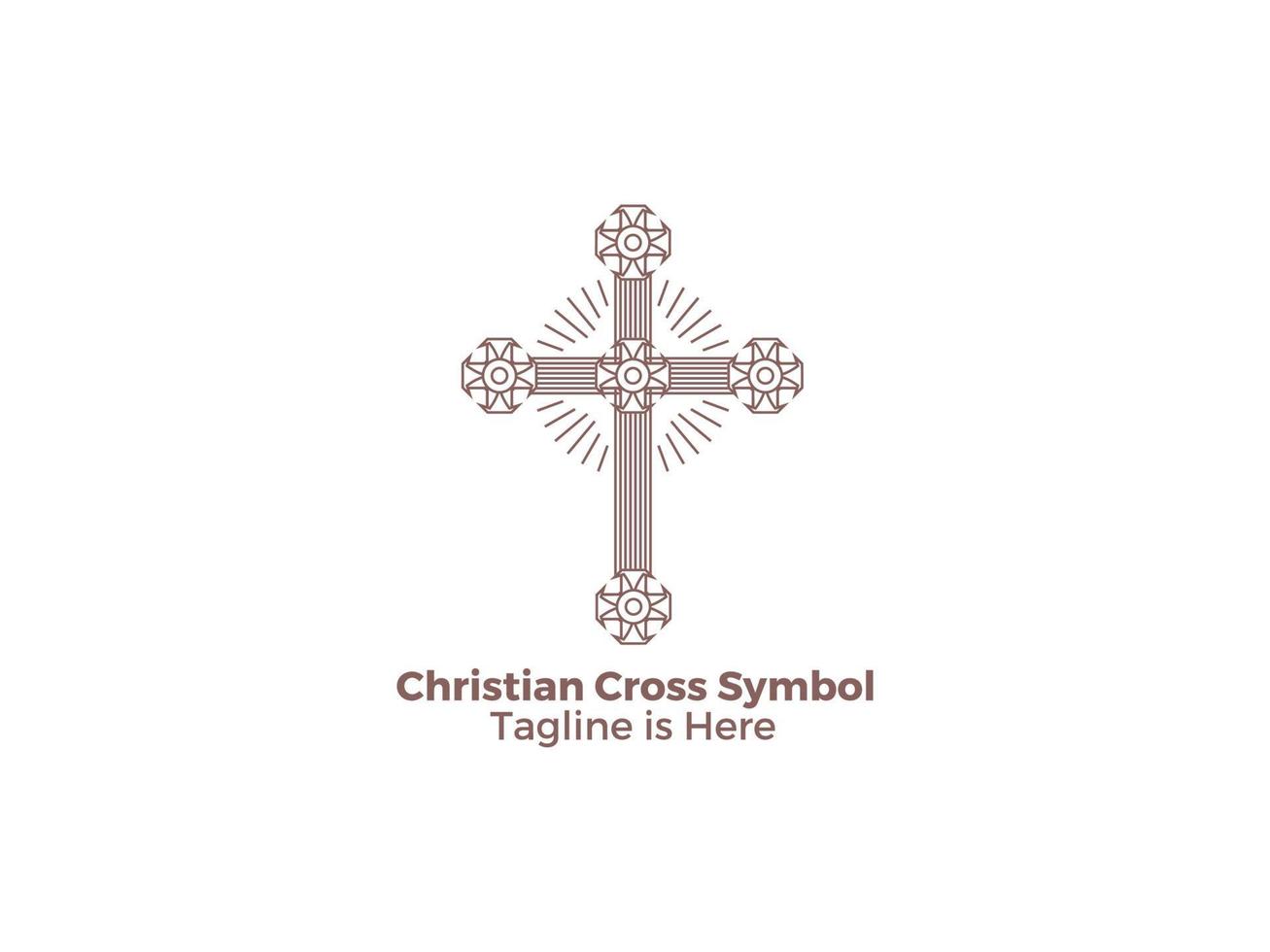 The Cross is a Symbol of Christianity Catholic Religion The Church of Jesus Free Vector Design