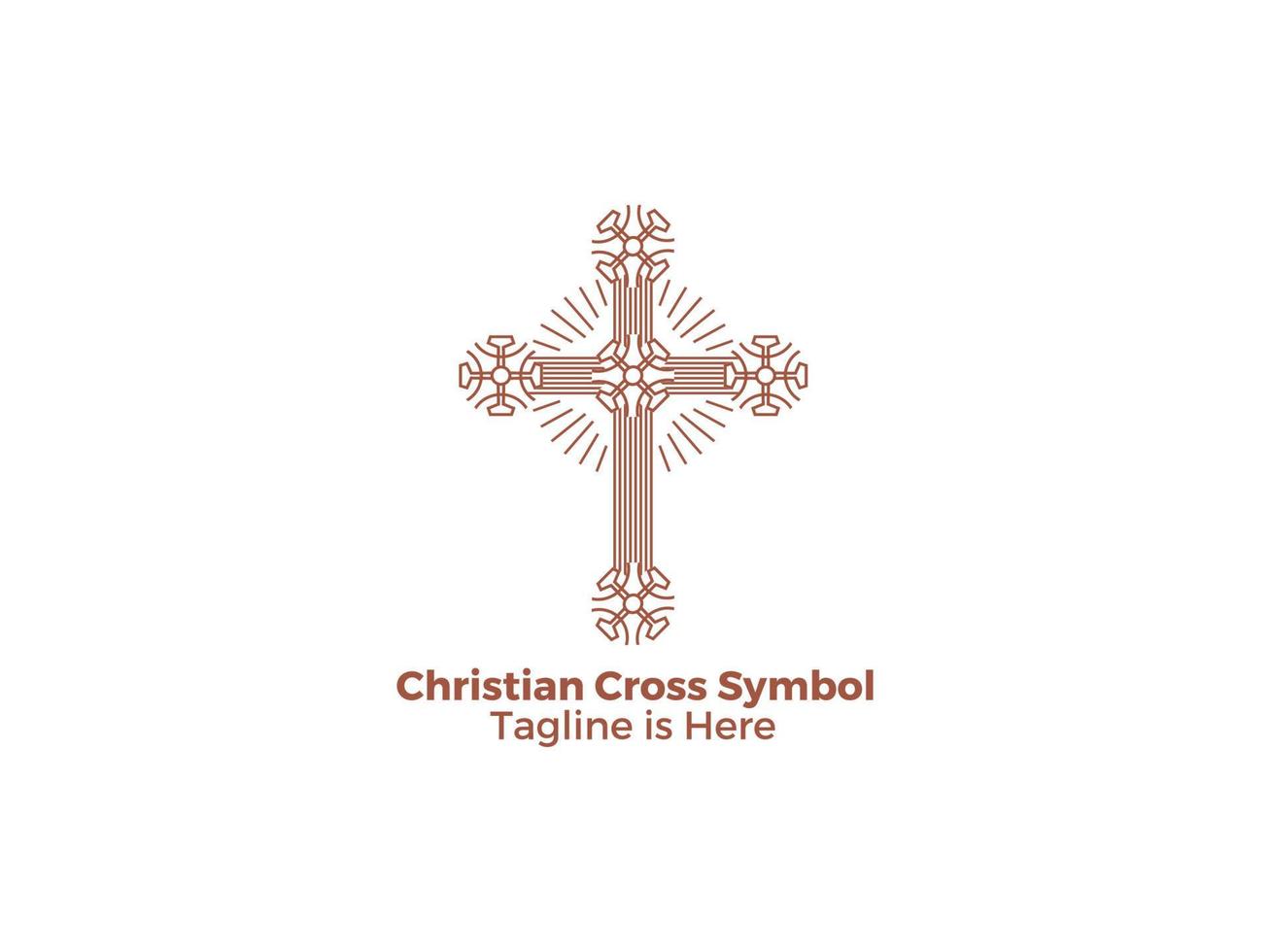 The Cross is a Symbol of Christianity Catholic Religion The Church of Jesus Free Vector Design
