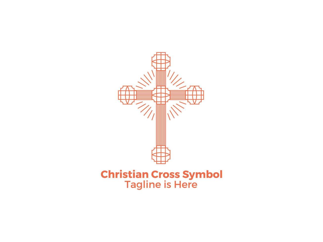 The Cross is a Symbol of Christianity Catholic Religion The Church of Jesus Free Vector Design