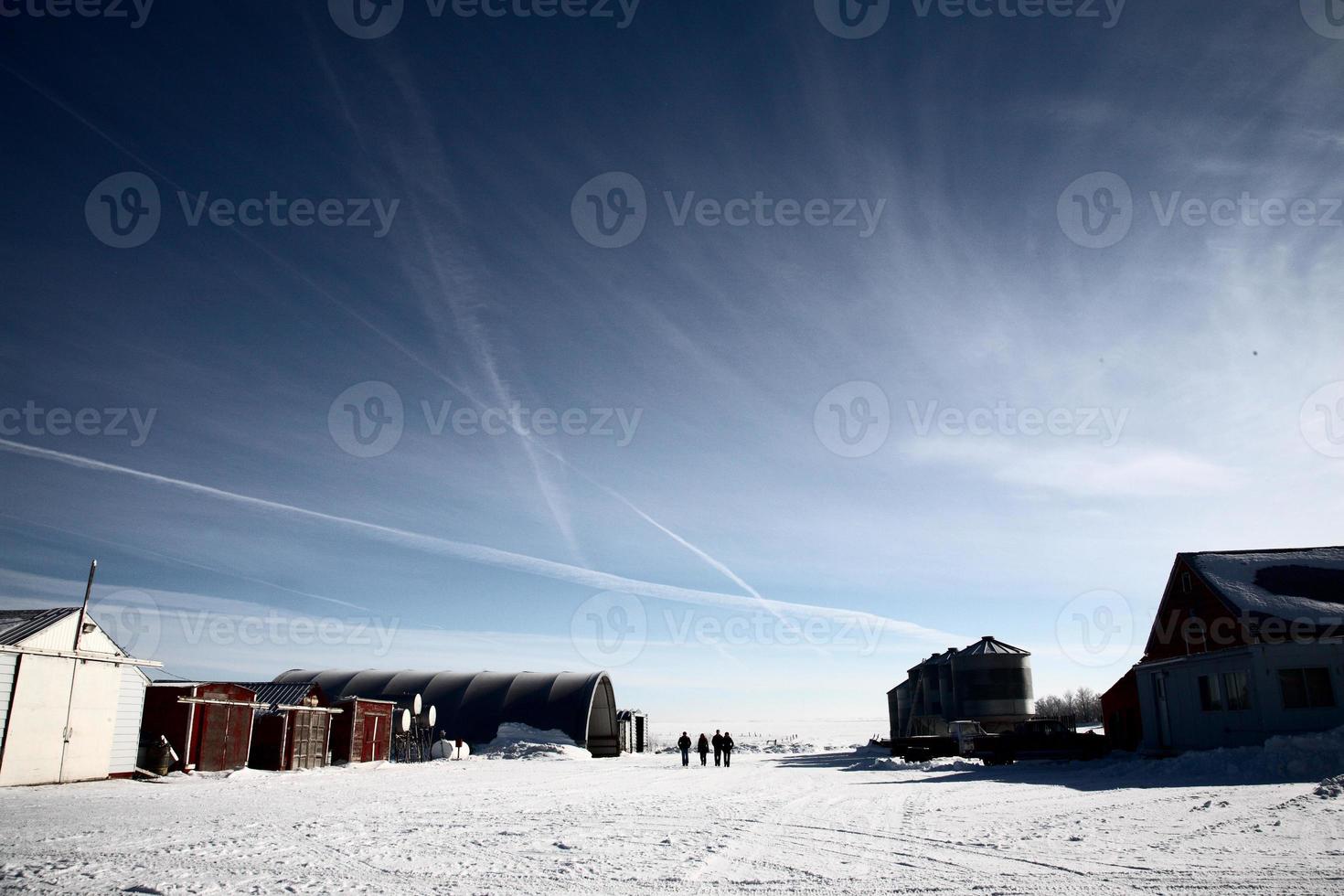 People enjoying a winter day photo