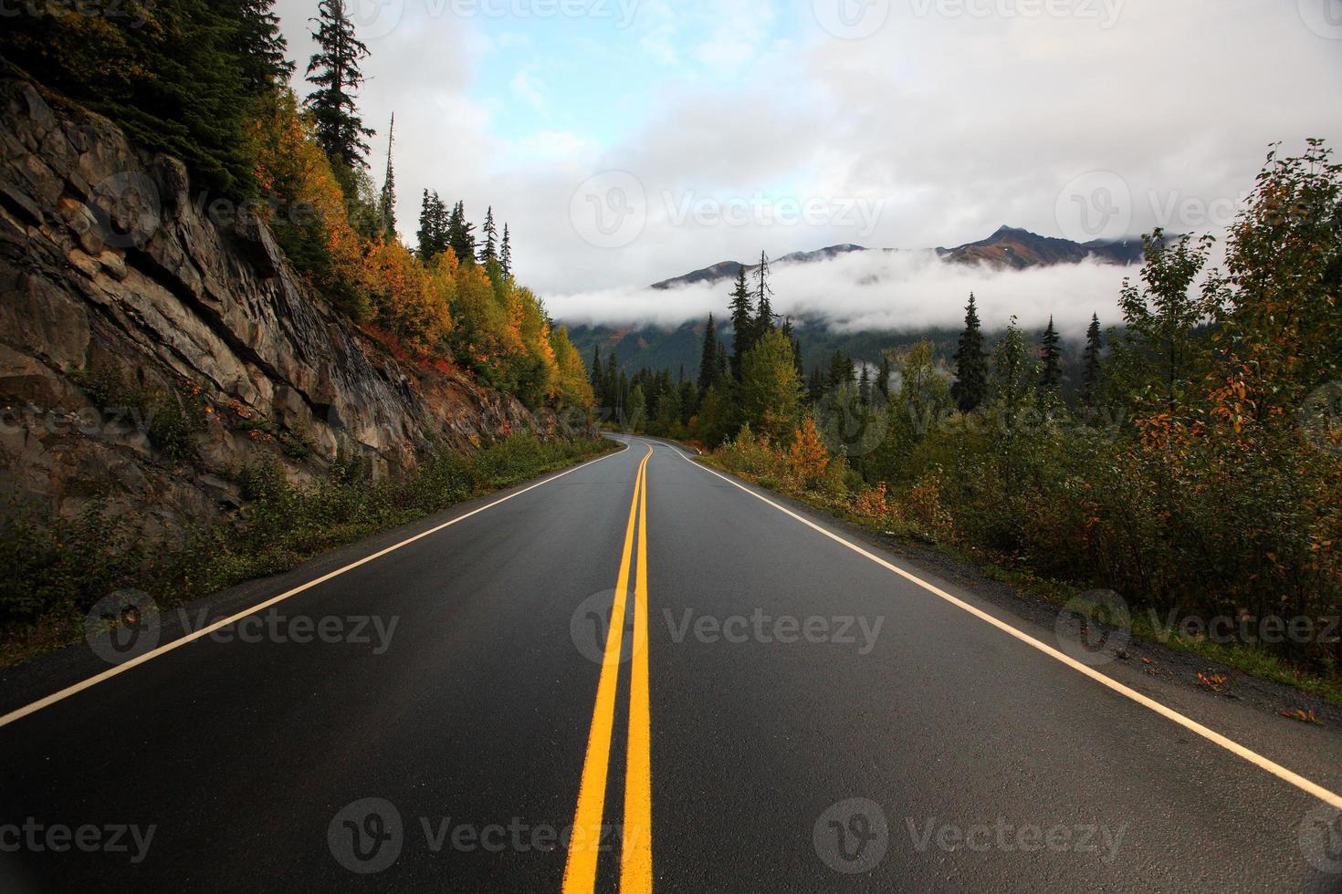 Cassiar Highway through Northern British Columbia photo