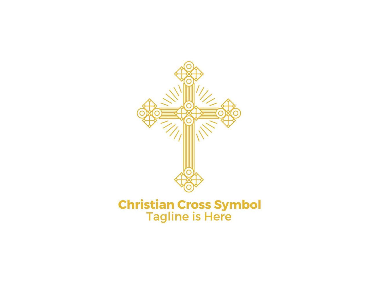 Cross symbols christians catholicism religion peace jesus free vector