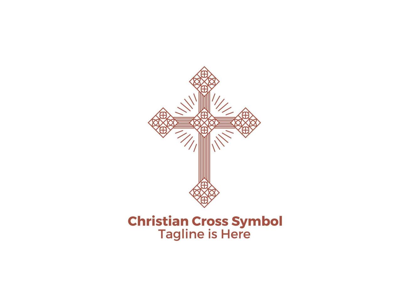 Christians cross religion vector symbols jesus catholicism free vector