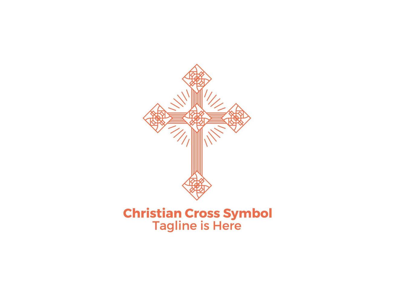 The Cross is a Symbol of Christianity Catholic Religion The Church of Jesus Free Vector Design