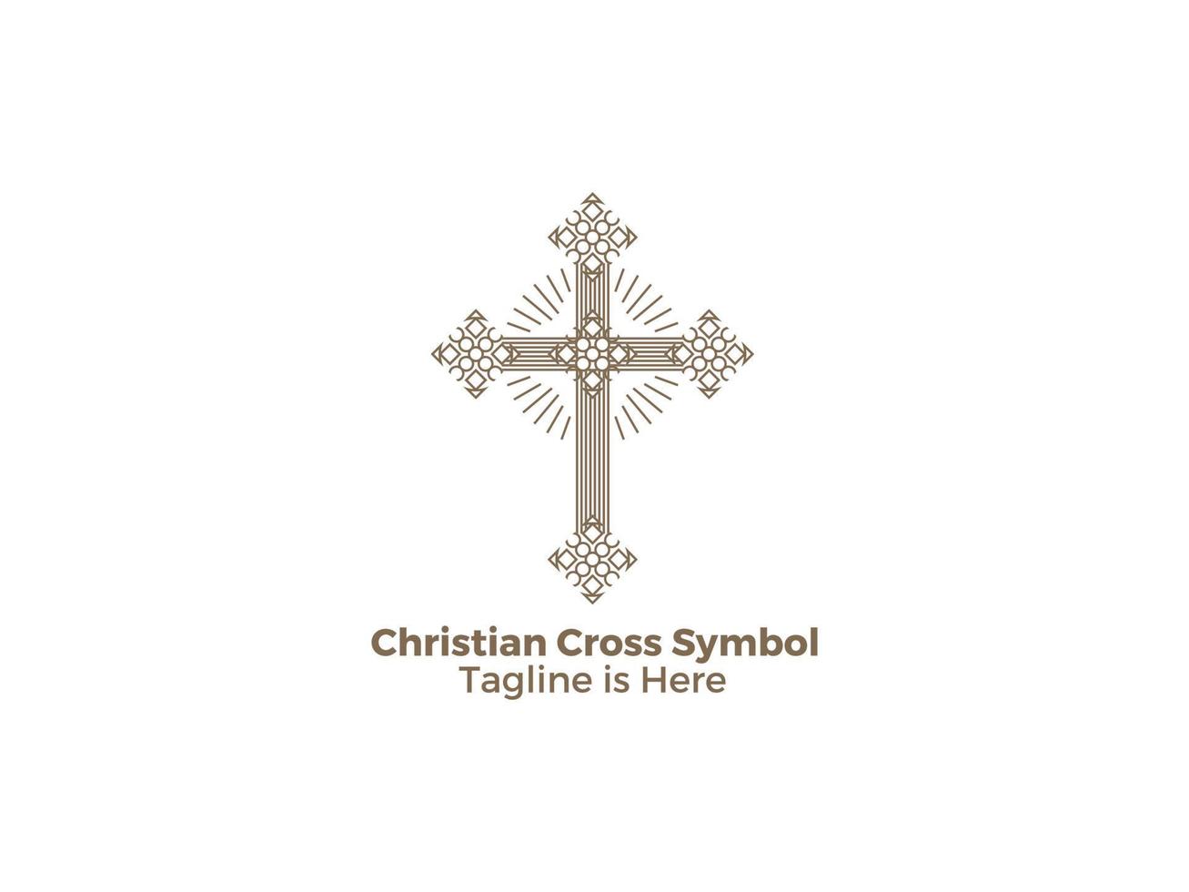 The Cross is a Symbol of Christianity Catholic Religion The Church of Jesus Free Vector Design