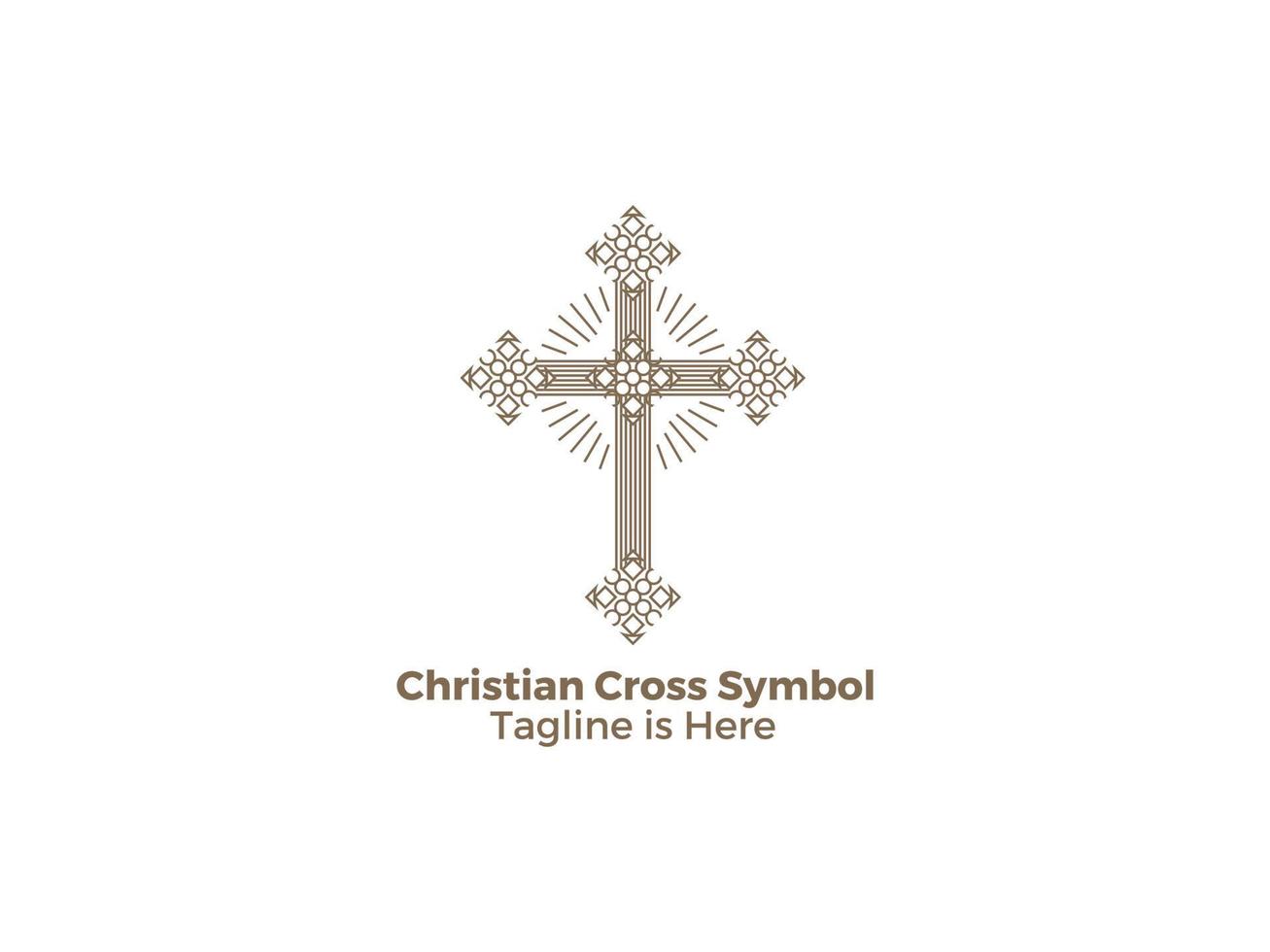 The Cross is a Symbol of Christianity Catholic Religion The Church of Jesus Free Vector Design