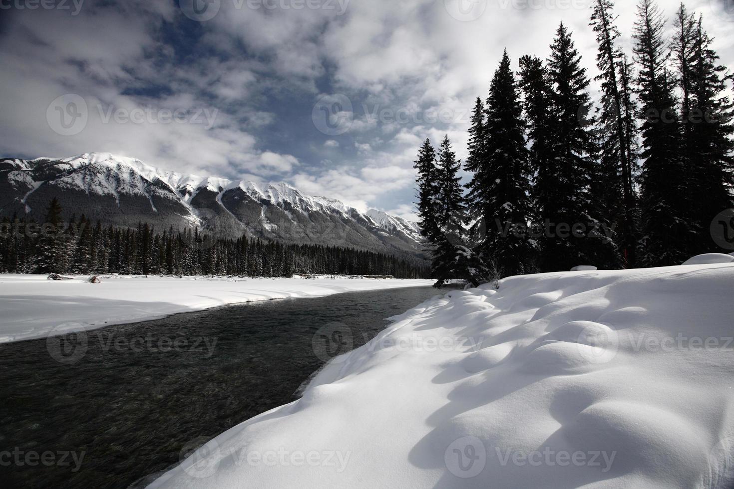Open water in winter photo