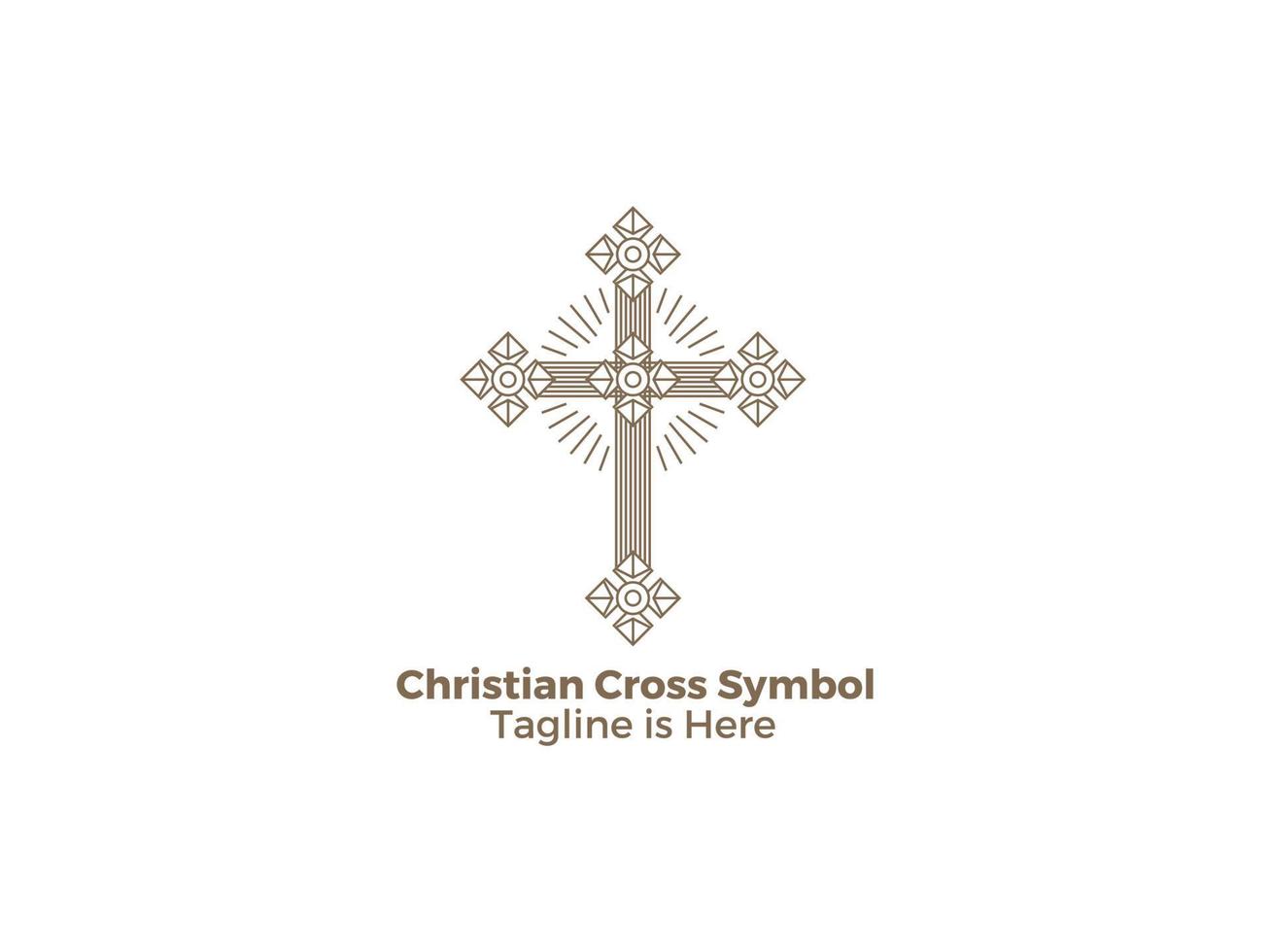 The Cross is a Symbol of Christianity Catholic Religion The Church of Jesus Free Vector Design