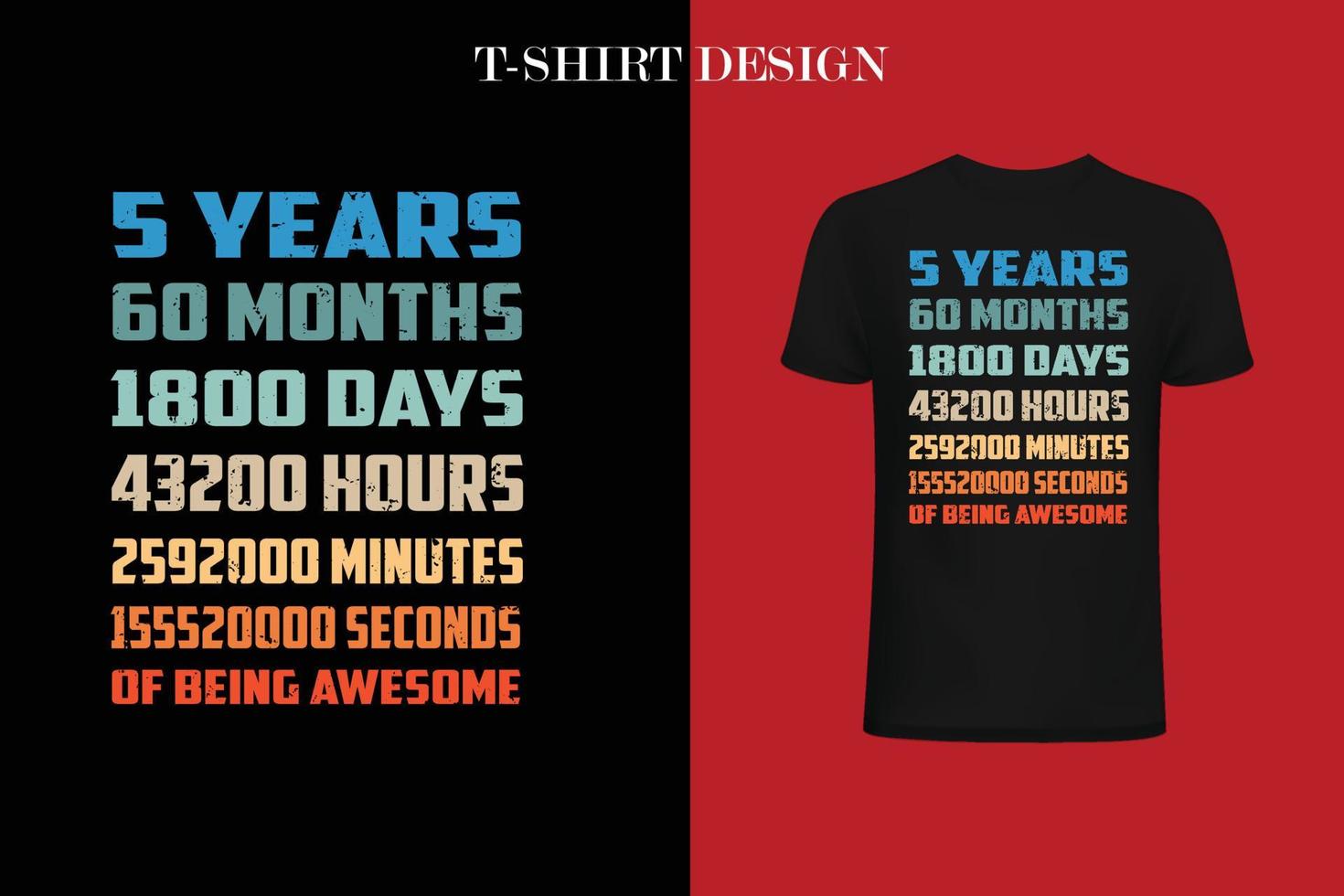 vintage T-shirt design vector