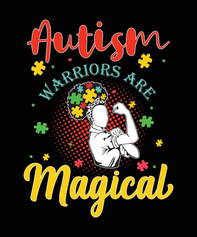 diseño de camiseta de autismo, diseño de camiseta de tipografía de rompecabezas de autismo, diseño de camiseta de juego de rompecabezas de autismo vector