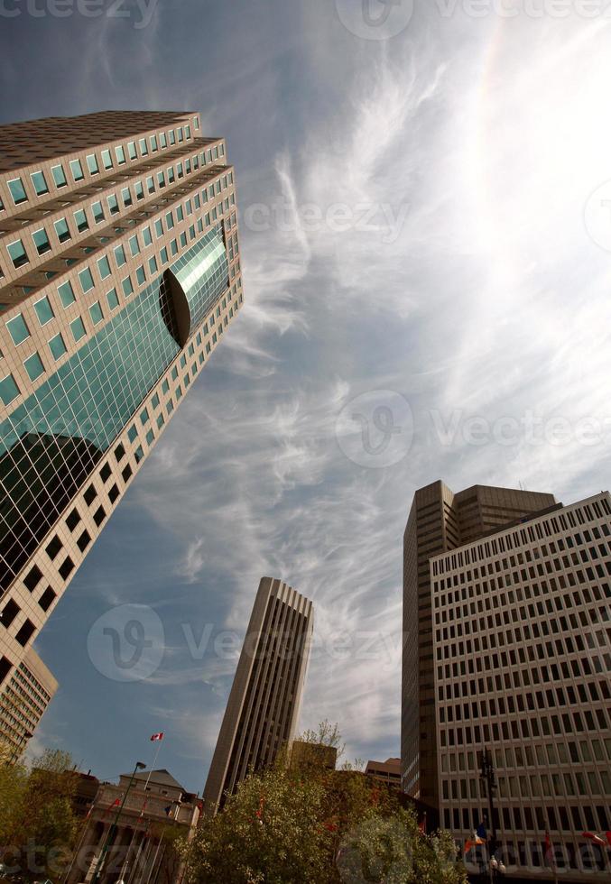 nuevos edificios en el centro de winnipeg foto