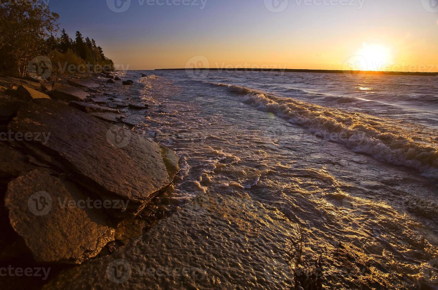 cantera en la isla hecala manitoba foto