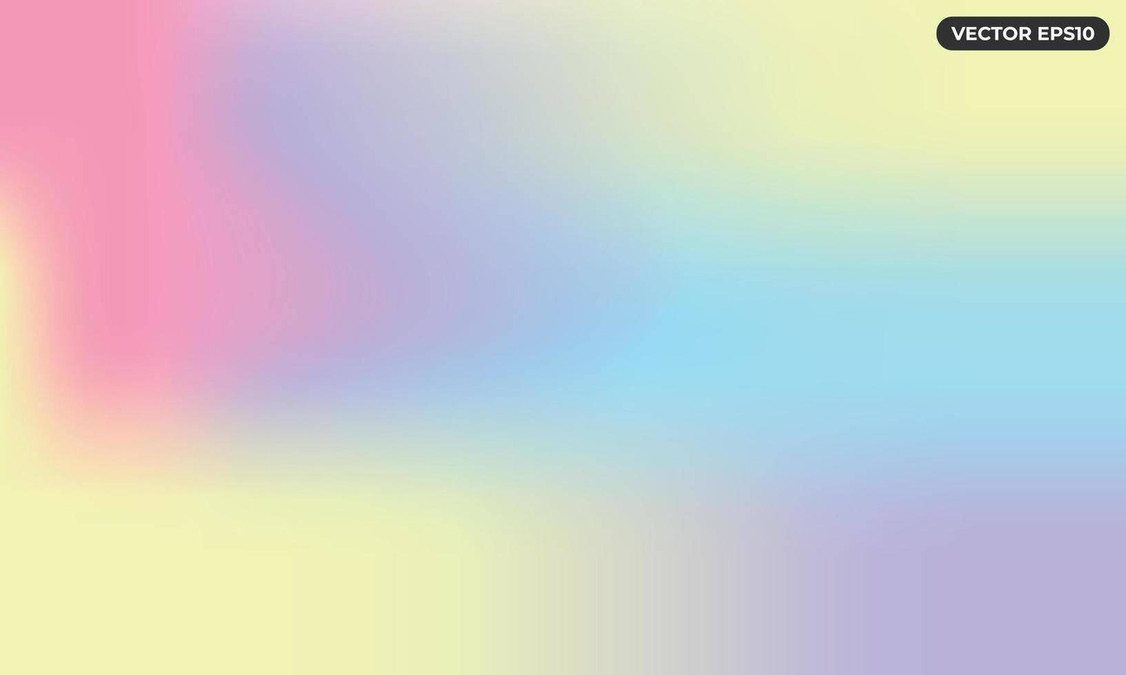 Holographic blured gradient background. Vector eps10