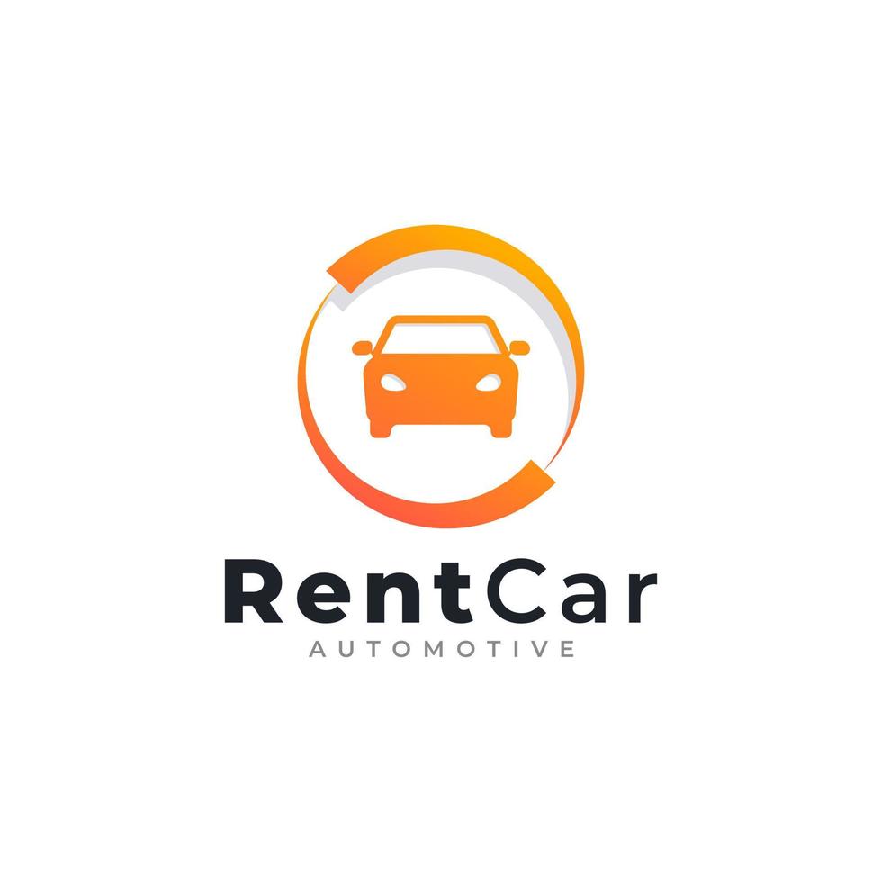 Rent Car Automotive Logo Design Template Element 6226396 Vector Art at ...