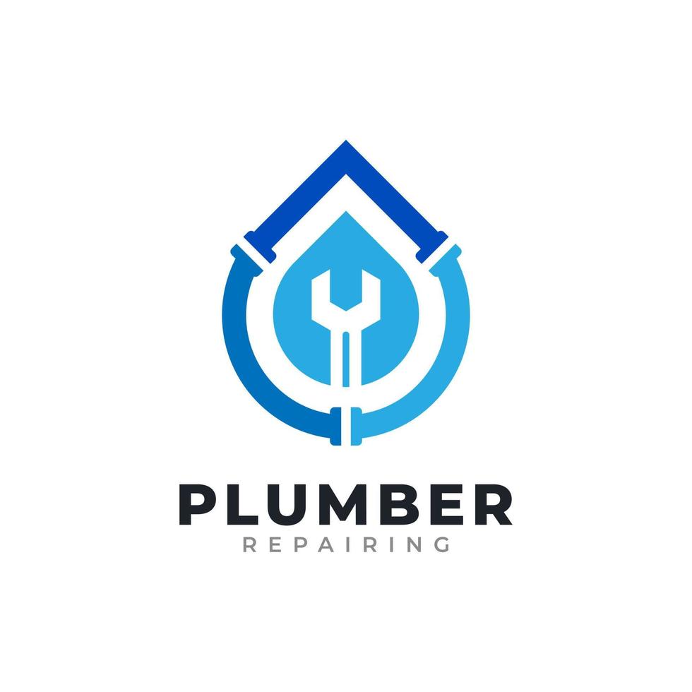 Plumbing Logo Icon Design Template Element vector