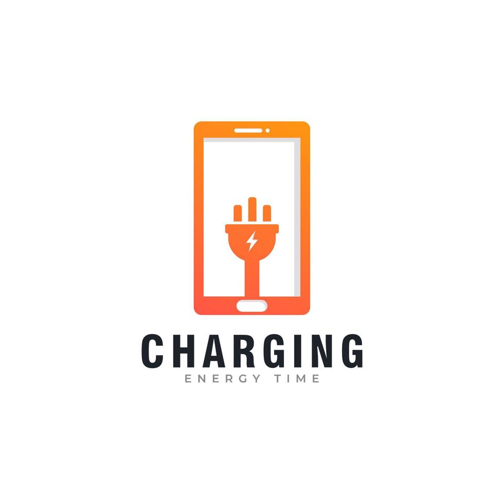Charging Icon. Battery Fast Charge Logo Design Inspiration vector