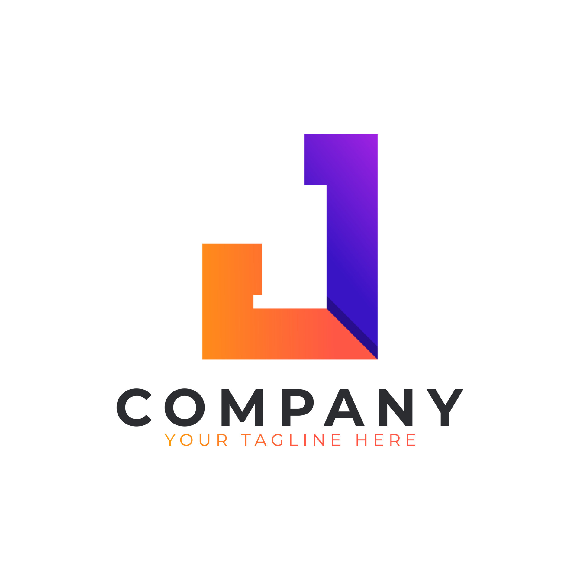 Initial Letter L Logo With Creative Modern Business Typography