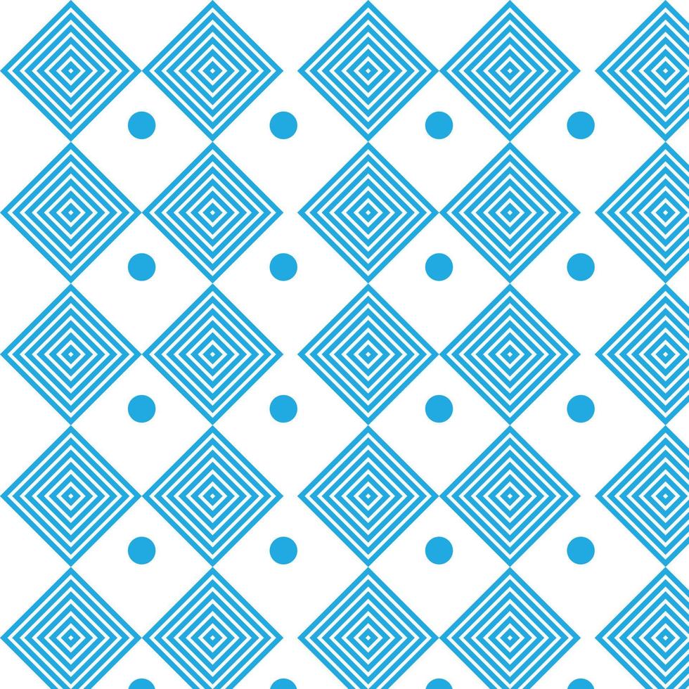 Line Art Pattern With Square Shape vector