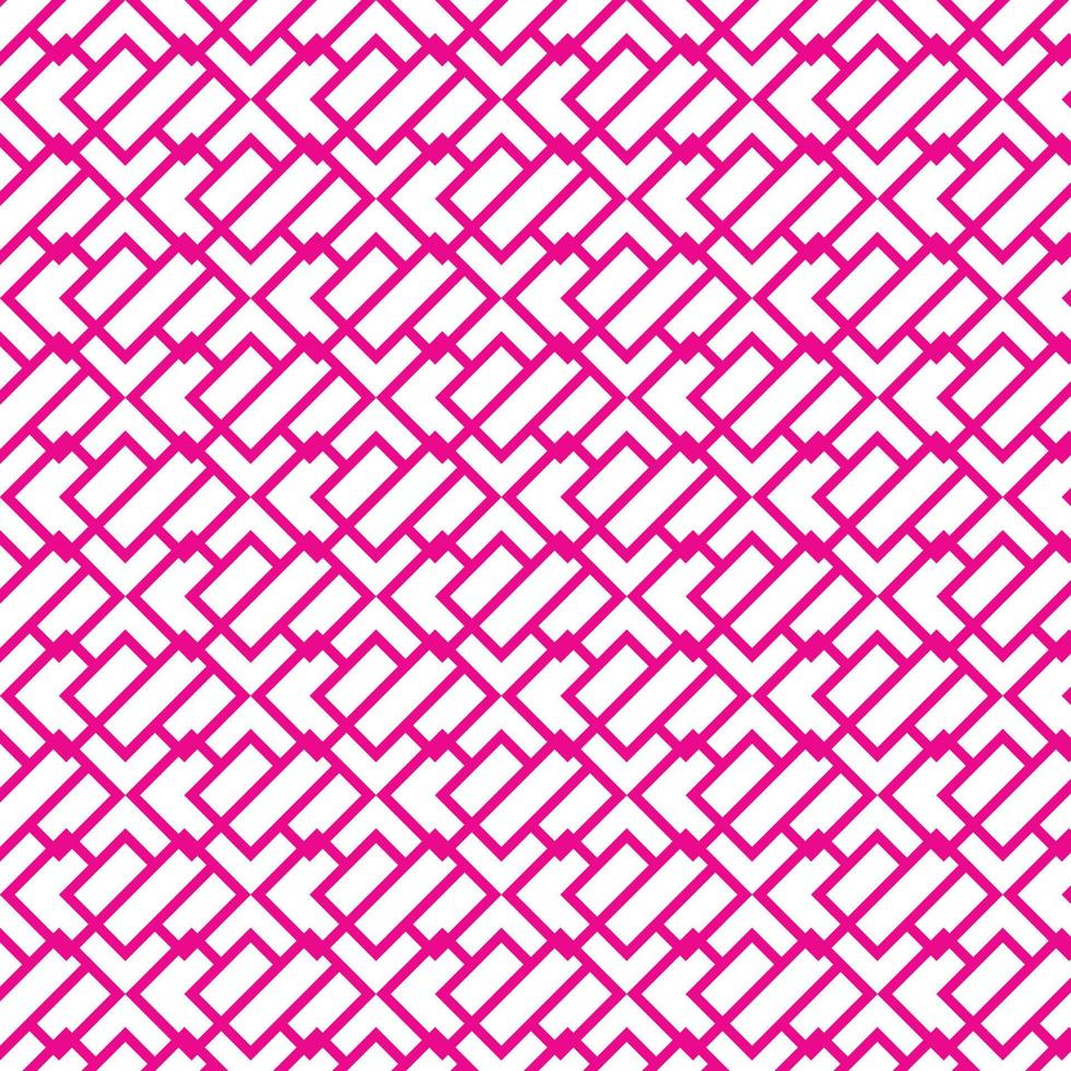 Geometric Magenta seamless pattern. vector