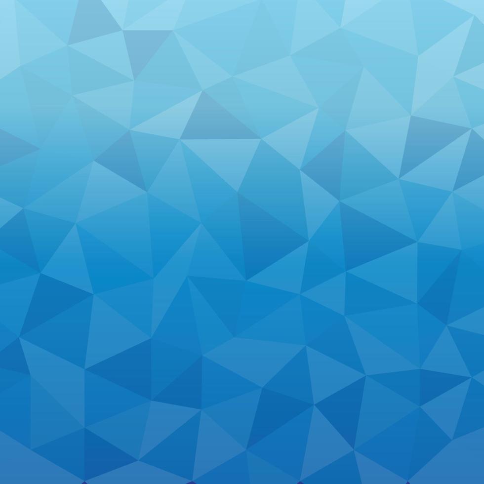 fondo de vector de estilo polivinílico bajo triangular arrugado geométrico azul abstracto ..eps
