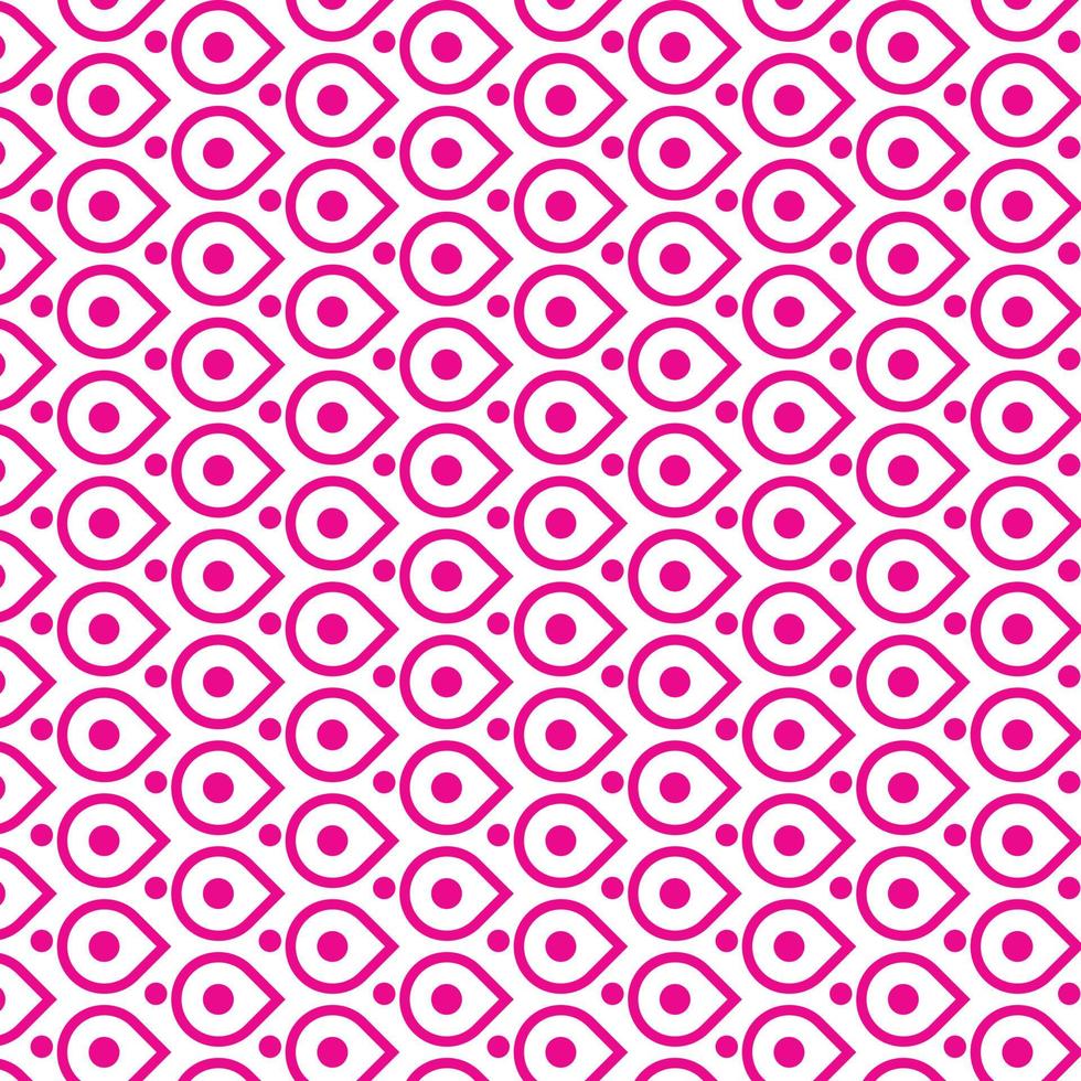 Geometric Magenta seamless pattern. vector