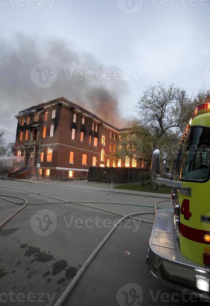 Fire in Building Saskatchewan photo