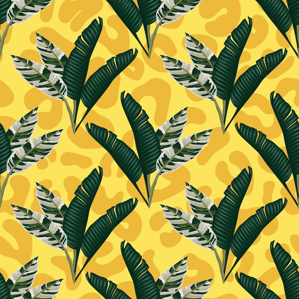 leopard and wildlife seamless pattern design vector for fabric