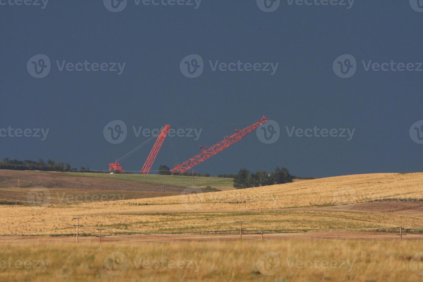 Coal draglines in Southern Saskatchewan photo