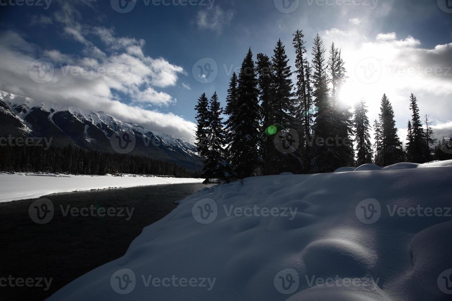 Open water in winter photo