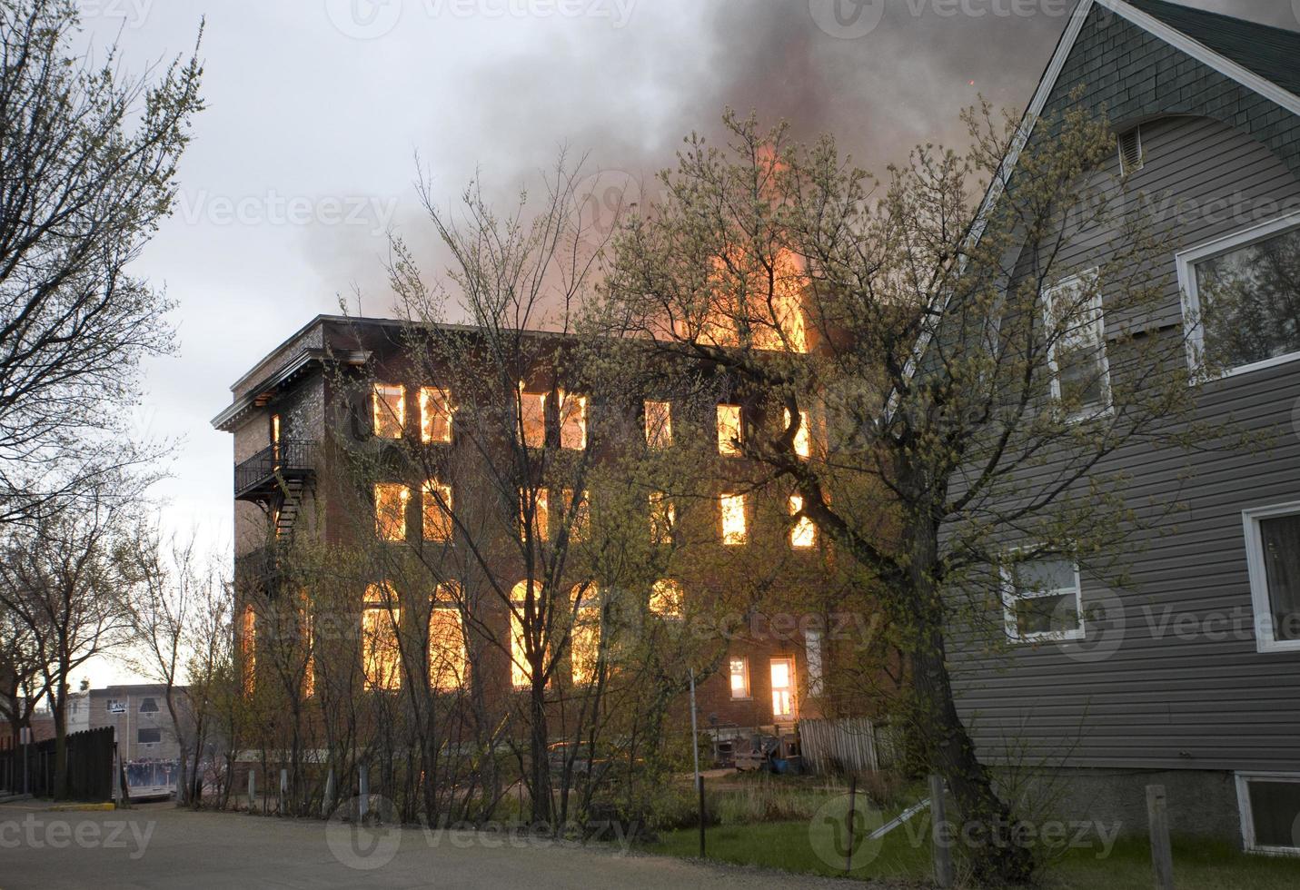 Fire in Building Saskatchewan photo