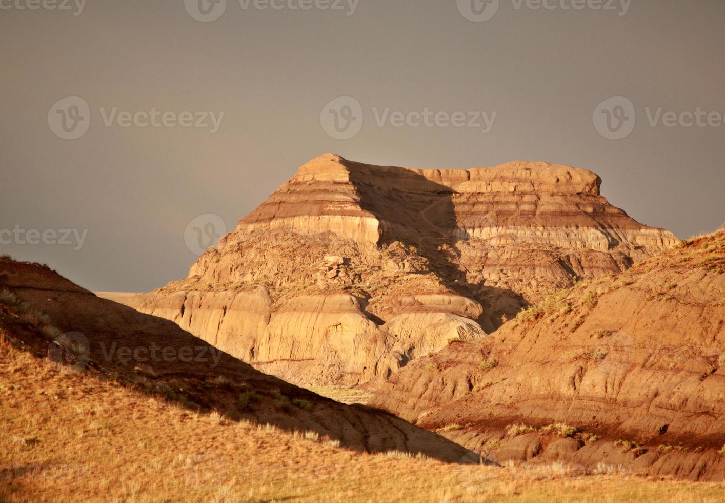 Castle Butte in Big Muddy Valley of Saskatchewan photo