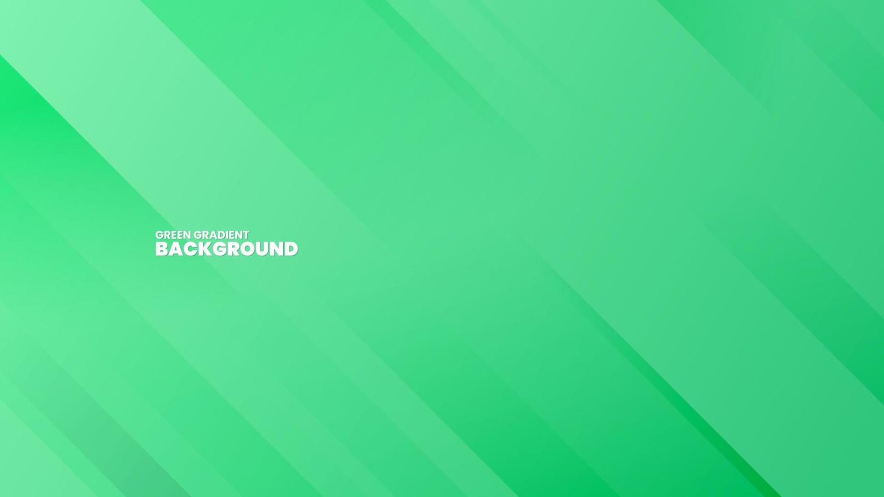 Abstract Green Gradient Background with Lines vector