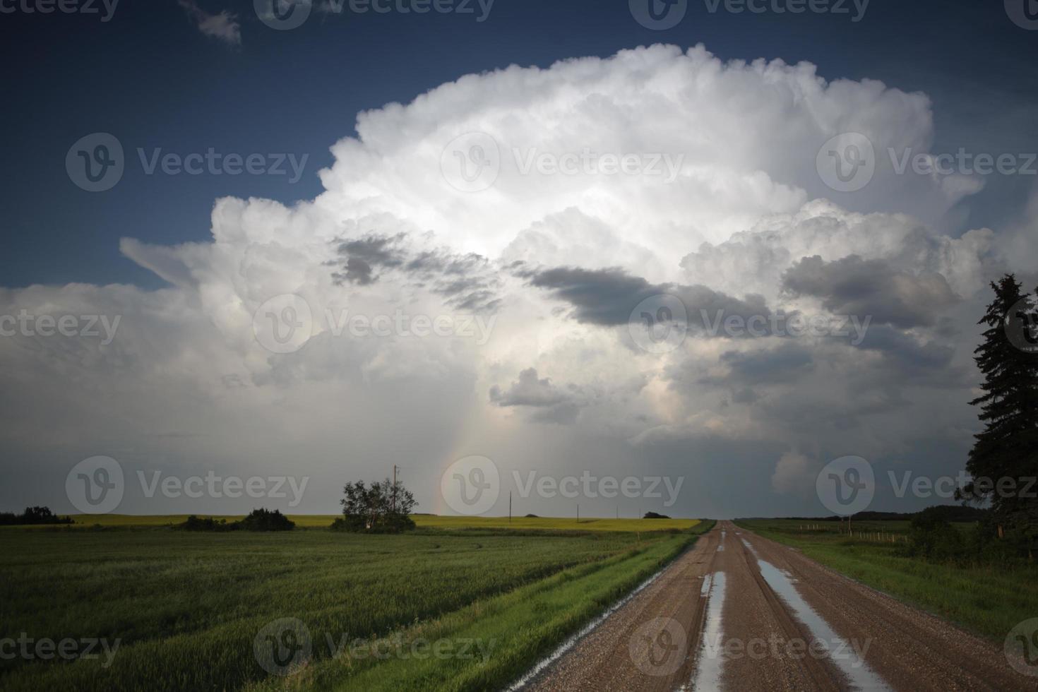 Storm clouds over Saskatchewan photo