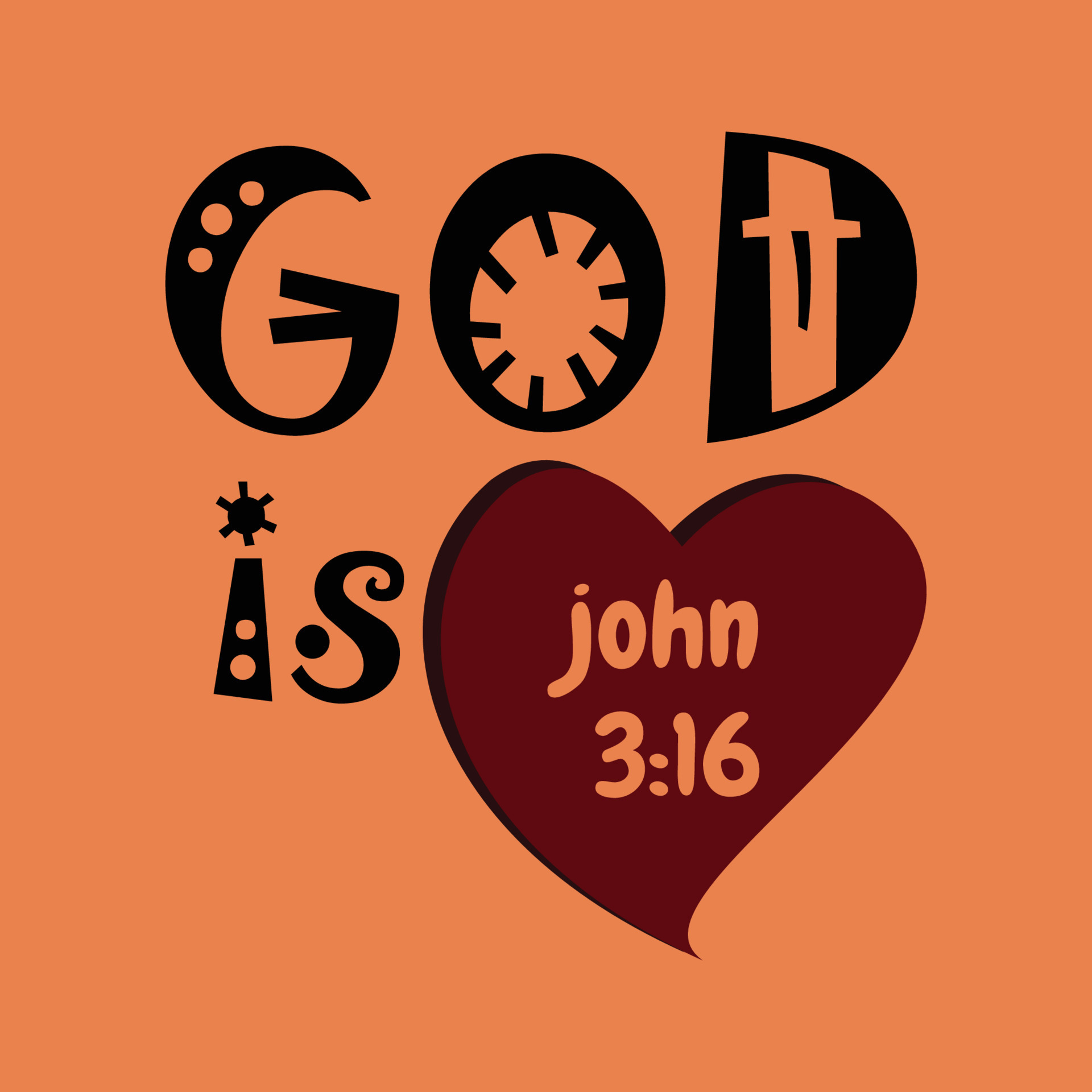 the-sign-of-the-religious-cross-in-the-abstract-red-heart-inside